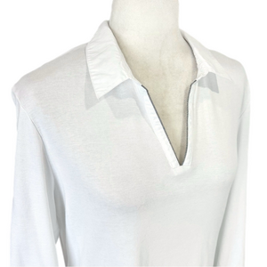 Caroll Paris white polo shirt